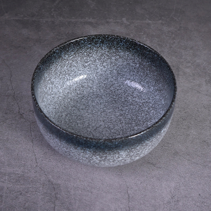 Ceramic Retro Soup Bowl Salad Bowl Dishes Dish Bowl Ramen Bowl Large Soup Household Bowl
