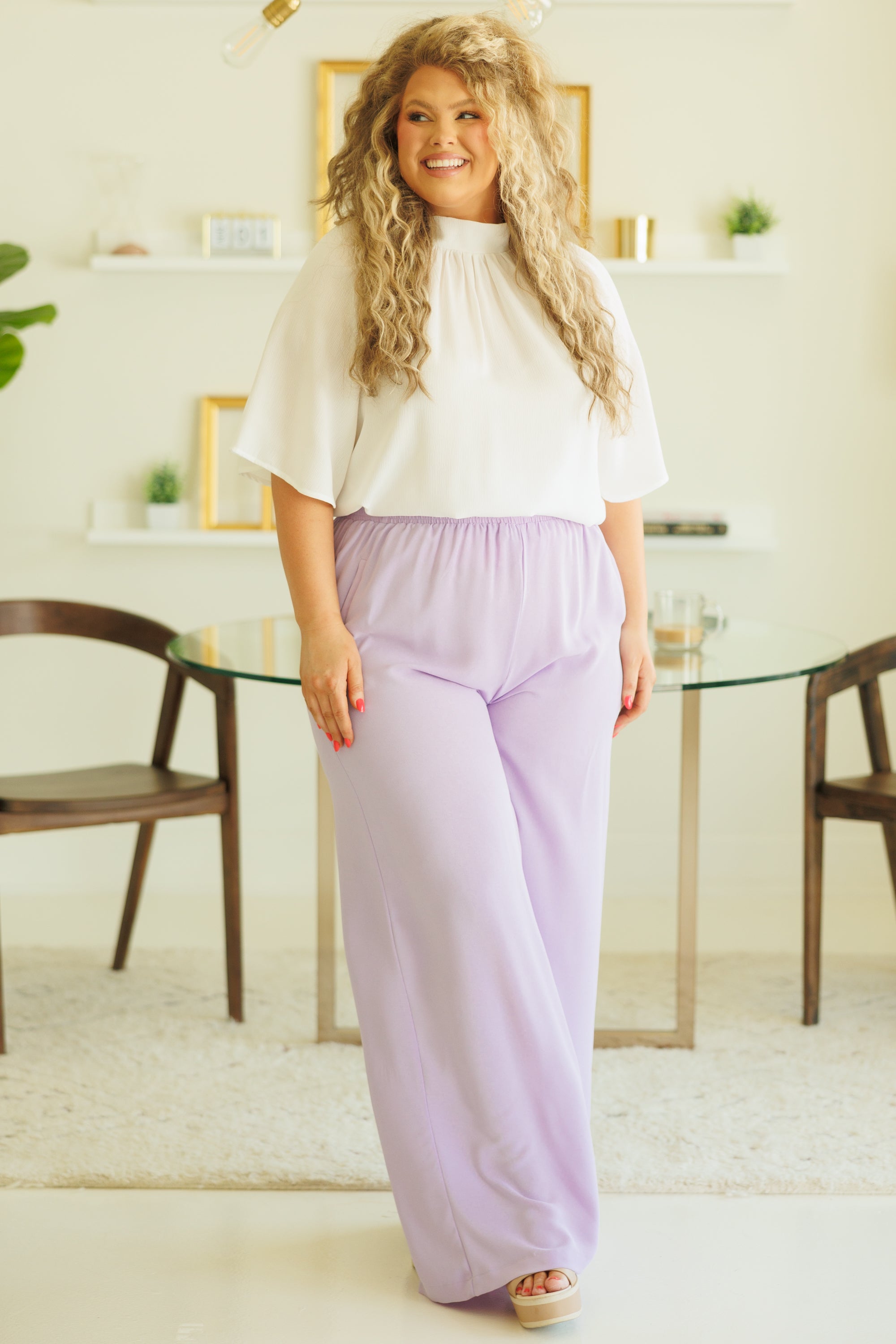 Can't Sit Still Pants. Lavender