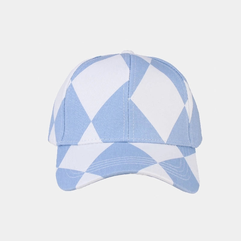 Women's Fashion Zebra Printing Curved Eaves Baseball Cap