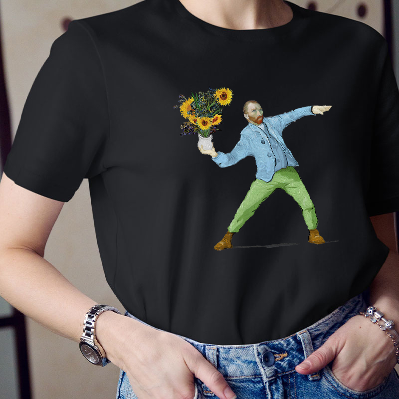 Van Goghsky Funny Art Teacher T-Shirt