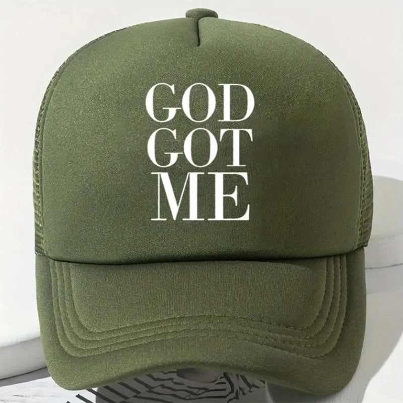 Unisex Casual Preppy Style Minimalist Letter Printing Wide Eaves Baseball Cap