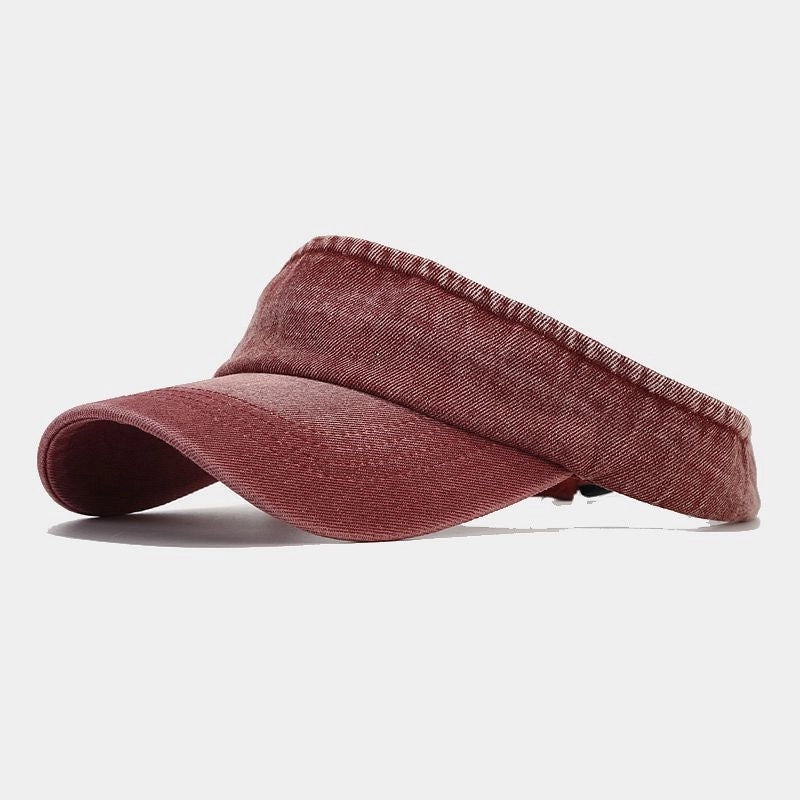 Unisex Retro Solid Color Sun Hat