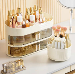 Makeup Organizer + Brushes Holder Multi Layer