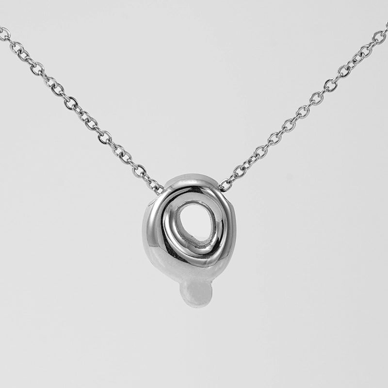 Basic Classic Style Letter 304 Stainless Steel 18K Gold Plated Plating Pendant Necklace