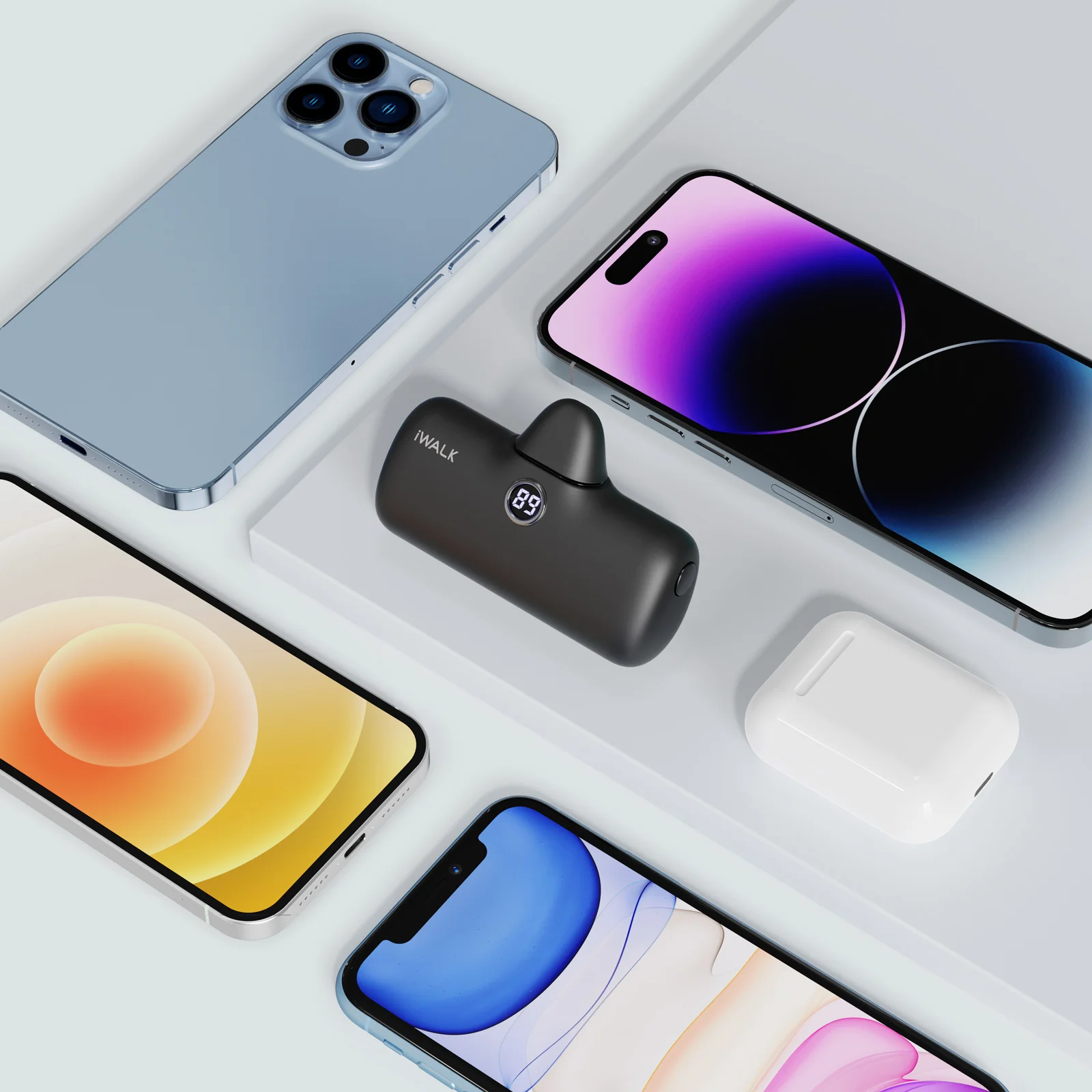 iWALK LinkPod P Power Bank Superior Quality Docking Charge 4800mAh 18W PD Fast Charging Mini Portable Phone Charger Power Bank
