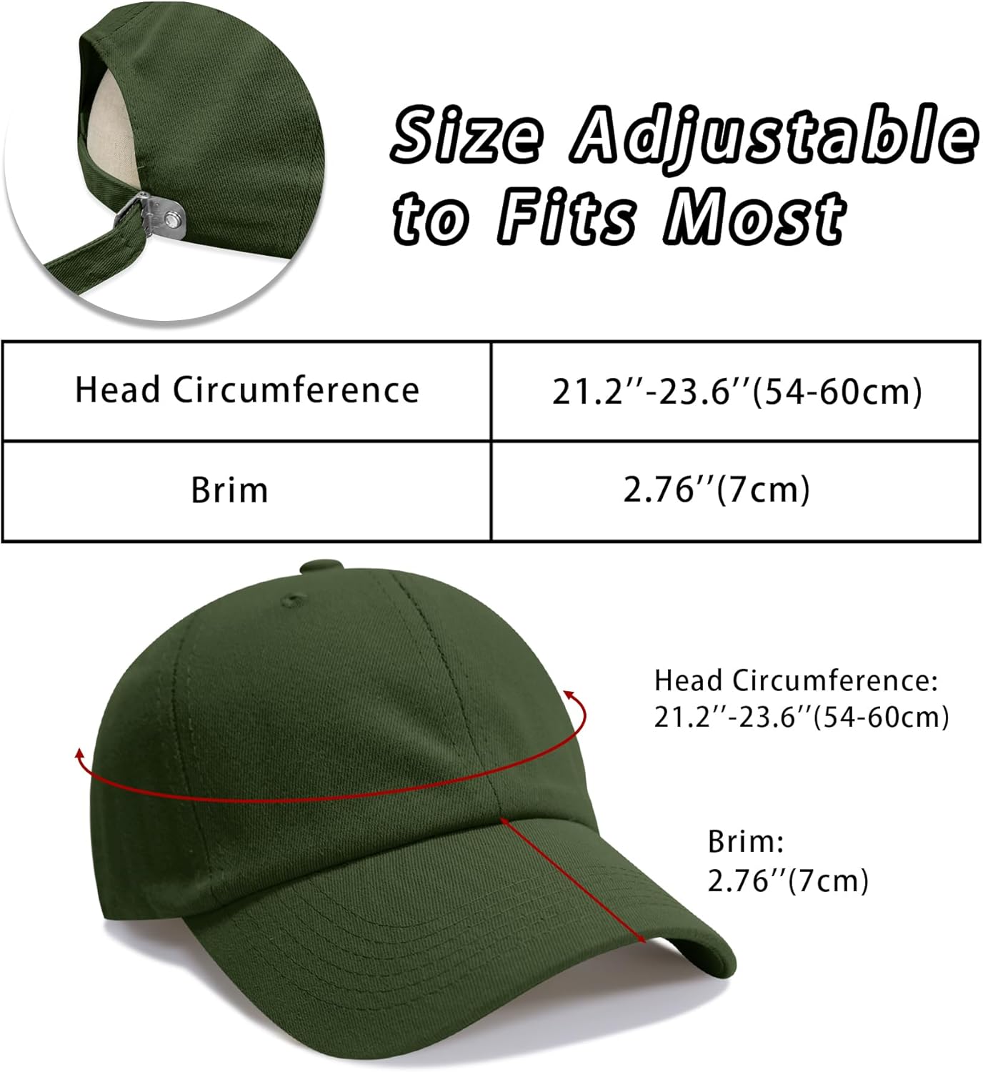NPQQUAN Original Classic Low Profile Baseball Cap Golf Dad Hat Adjustable Cotton Hats Men Women Unconstructed Plain Cap