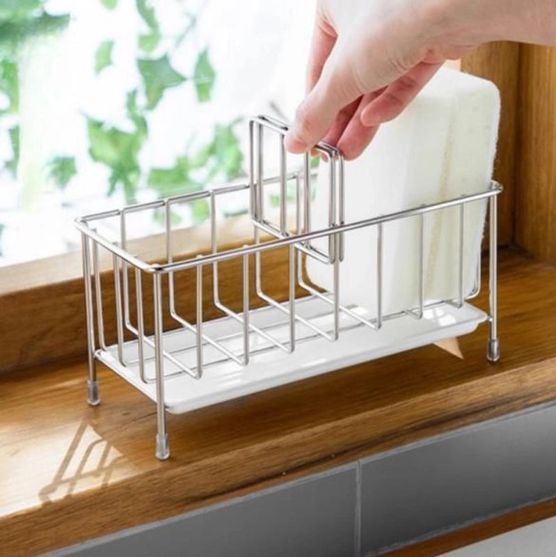 Casual Solid Color Stainless Steel Kitchen Racks