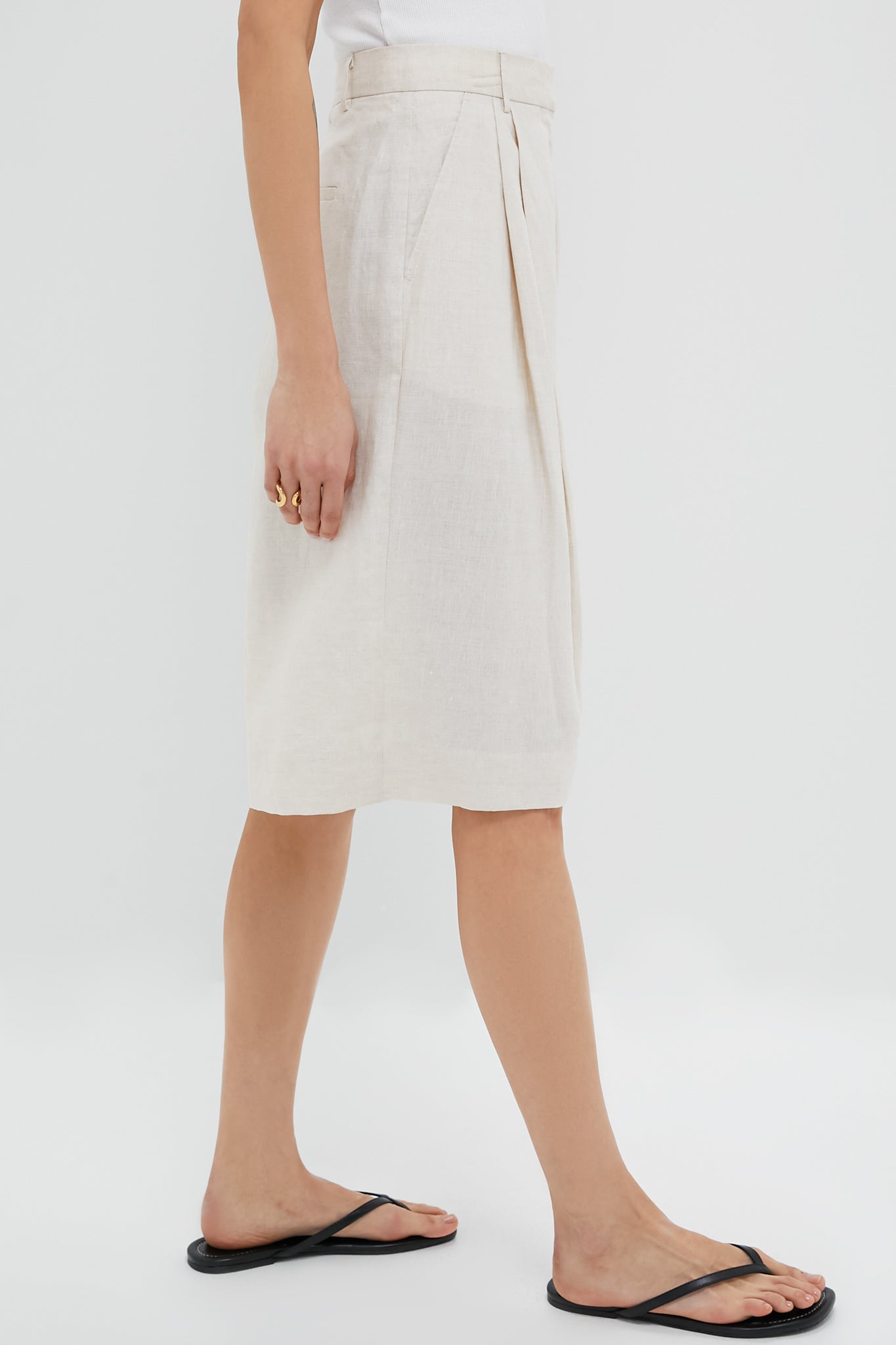 Natural Cruz Linen Short