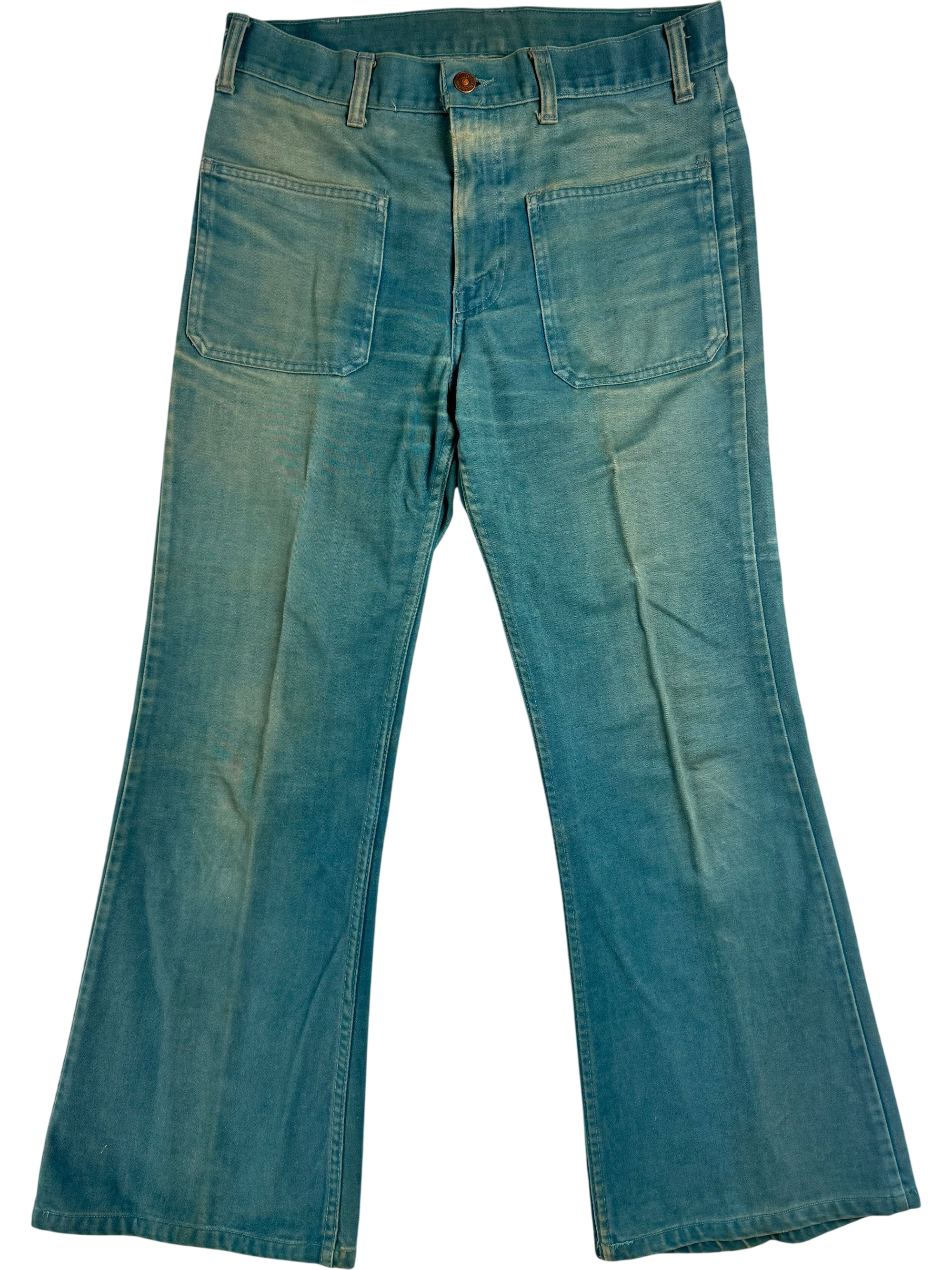 1970s Levi's Flared Blue Denim Jeans
