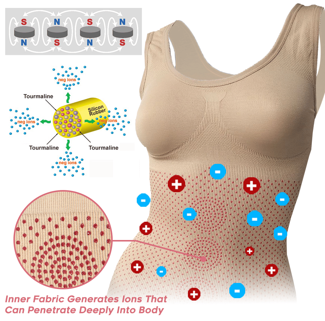 YAGOO™️👉 IONsWear Tourmaline Sculpting Vest 👈