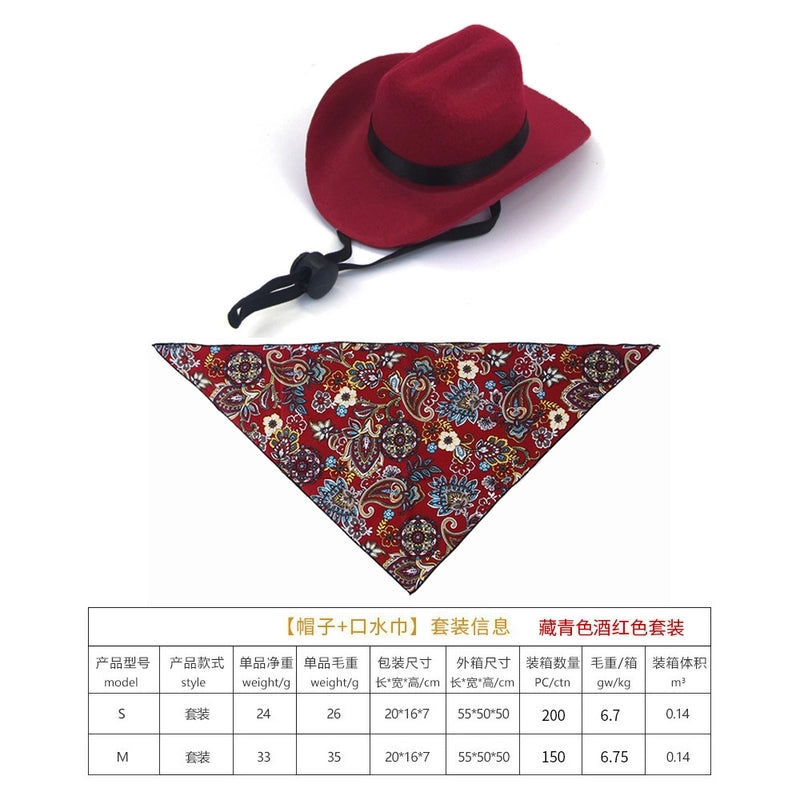 Casual Nonwoven Solid Color Pet Hat 1 Piece