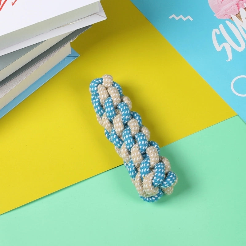 Minimalist Cotton Rope Solid Color Pet Toys