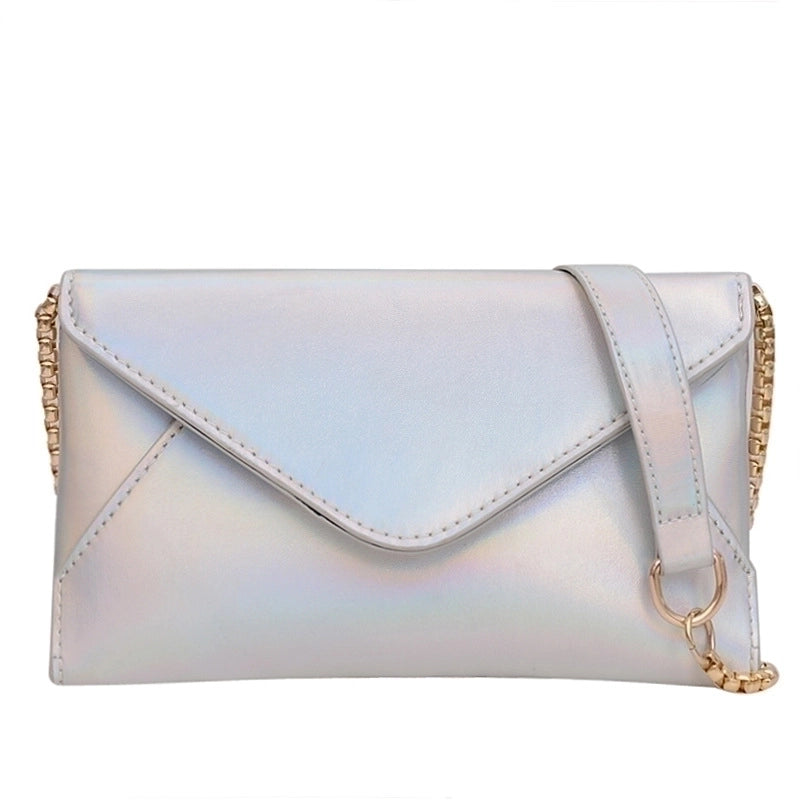 Laser Small Bag Women's Bag New Fashion Candy Color Small Square Bag Women's Chain Shoulder Bag Messenger Bag