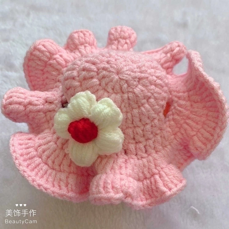 Cute Acrylic Cartoon Pet Hat