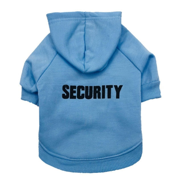 Security Printed Dog Cat Hoodies