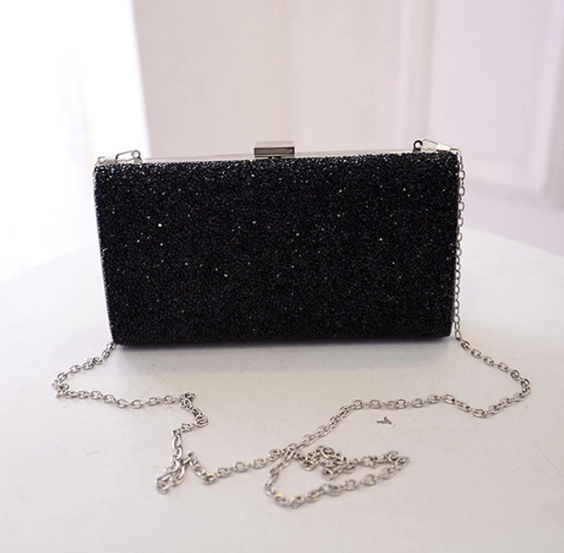 Silk Solid Color Square Evening Bags