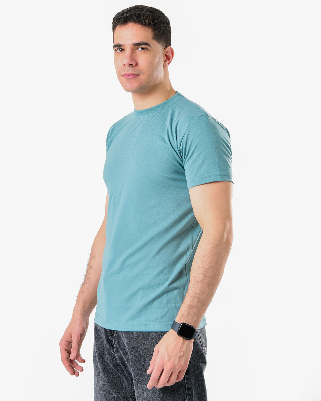 Back Printed Mens Short Sleeve T-shirt