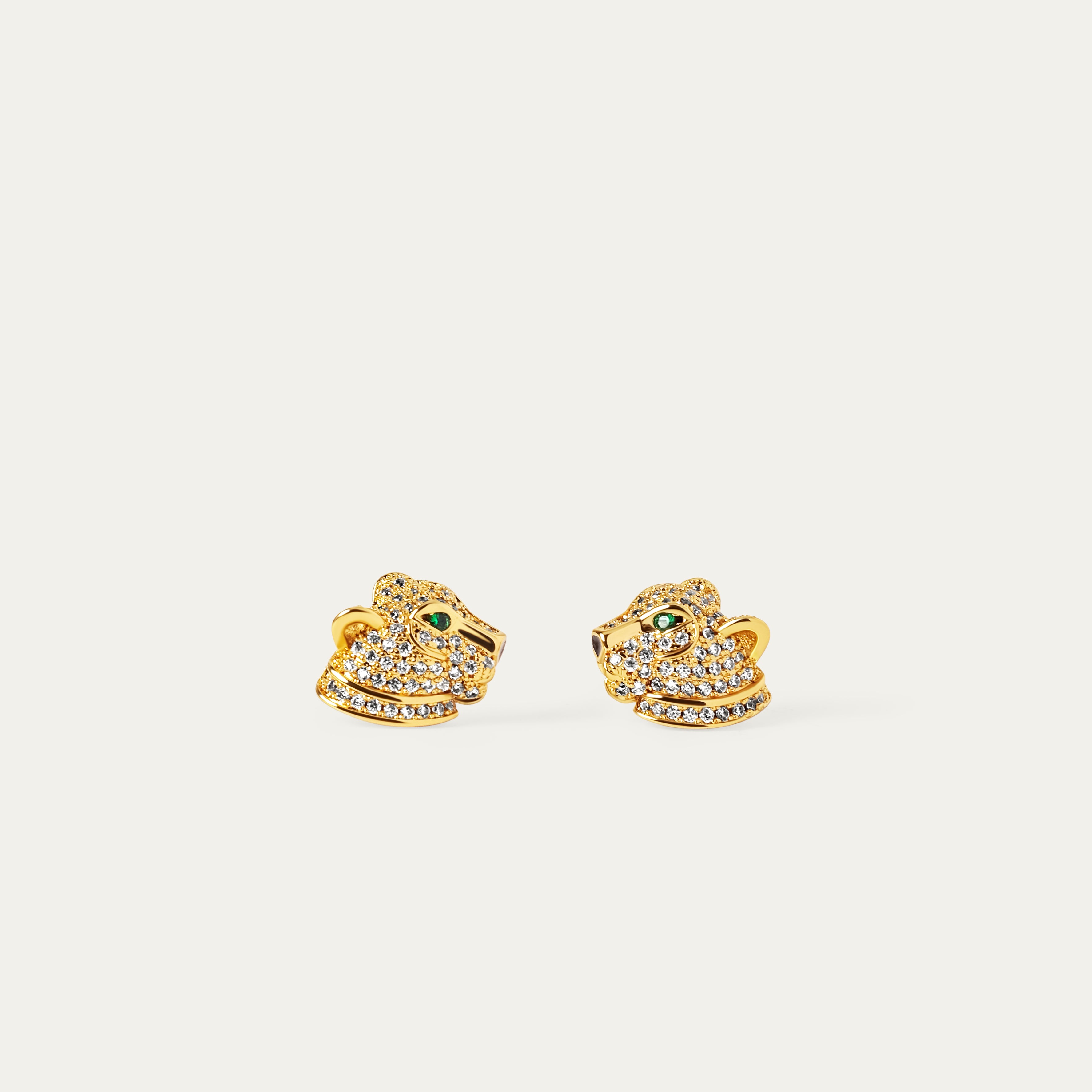 Thera CZ Studs (18K Gold Brass)