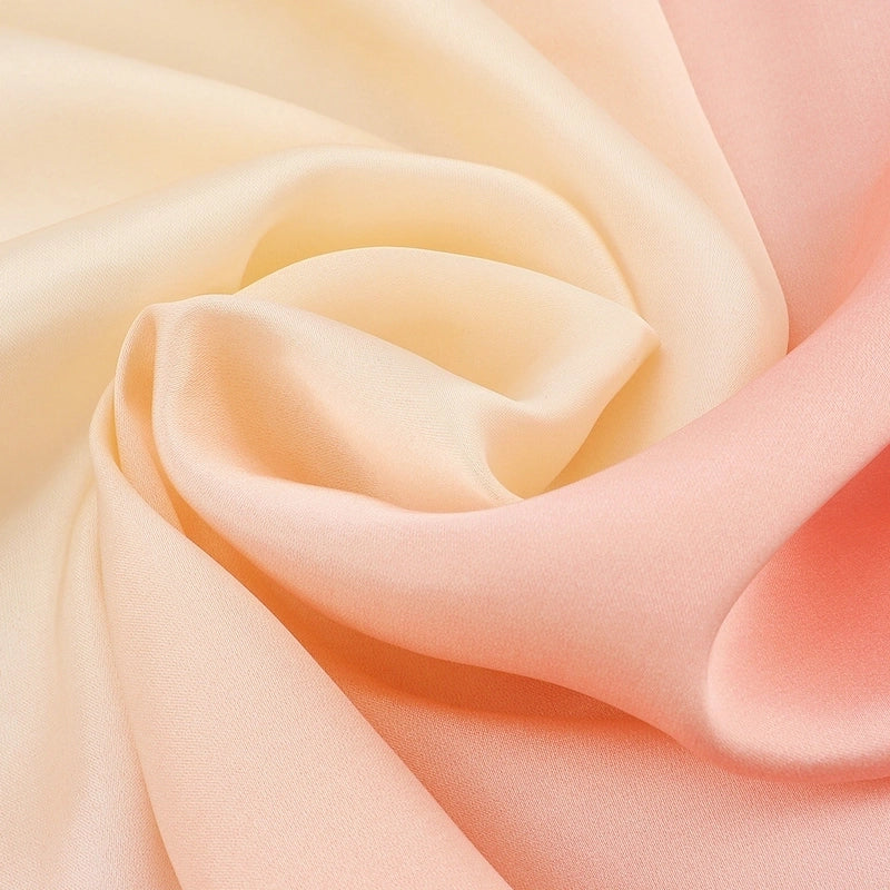 Women's Elegant Tie Dye Satin Silk Scarves