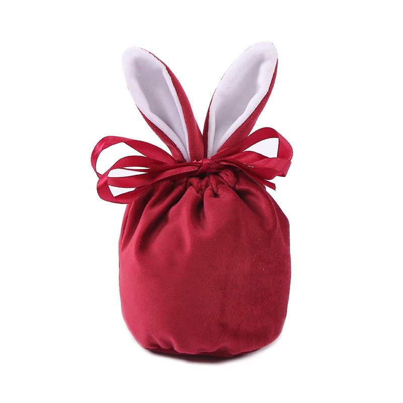 Easter Bunny Velvet Basket