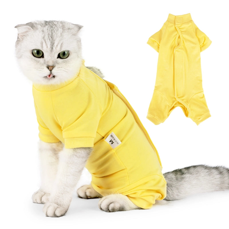 New Pet Clothes Cat Sterilization Clothes Post-operation Recovery Female Cat Weaning Clothes Fully Surrounded Easy To Wear Off Cat Clothes