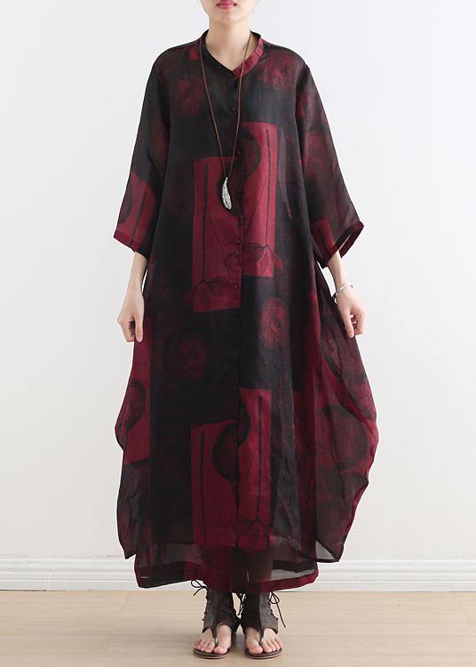 2024 thin green print chiffon wide-leg pants two-piece suit