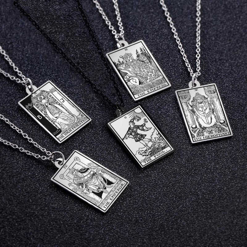30 Pieces Retro Geometric Stainless Steel Pendant Necklace Plating Stainless Steel Necklaces 1 Piece
