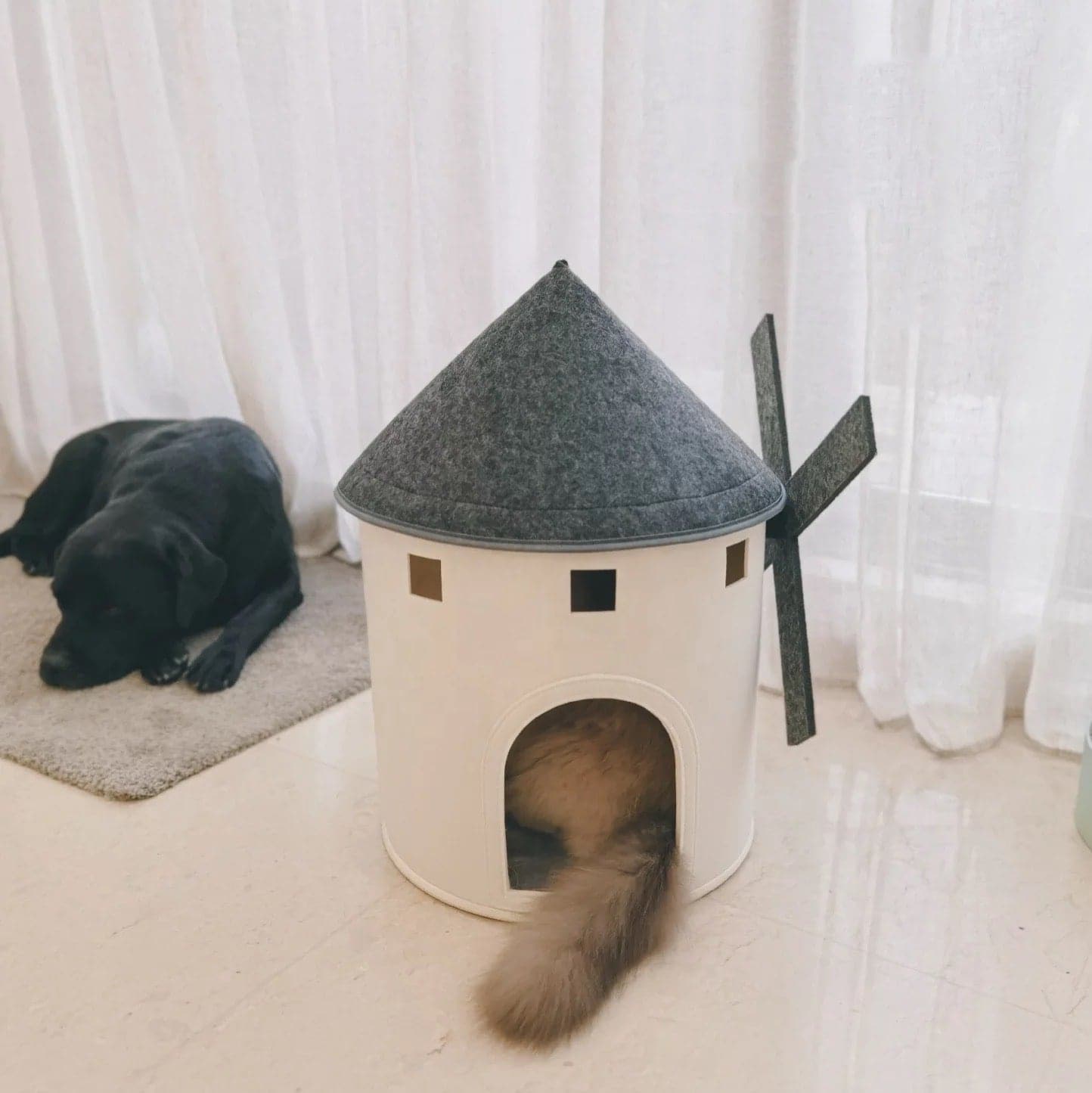 Nordic large windmill｜Unique Pet Bed ｜Cat Bed Dog Bed