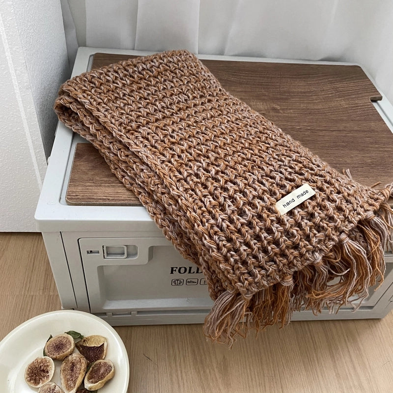 Women's Elegant Streetwear Color Block Polyester Scarf