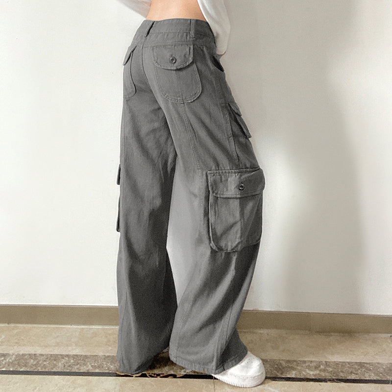 Vintage Casual Cargo Pants  KF81649