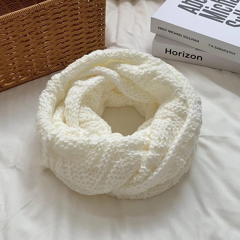 Unisex Retro Classic Style Solid Color Polyester Scarf