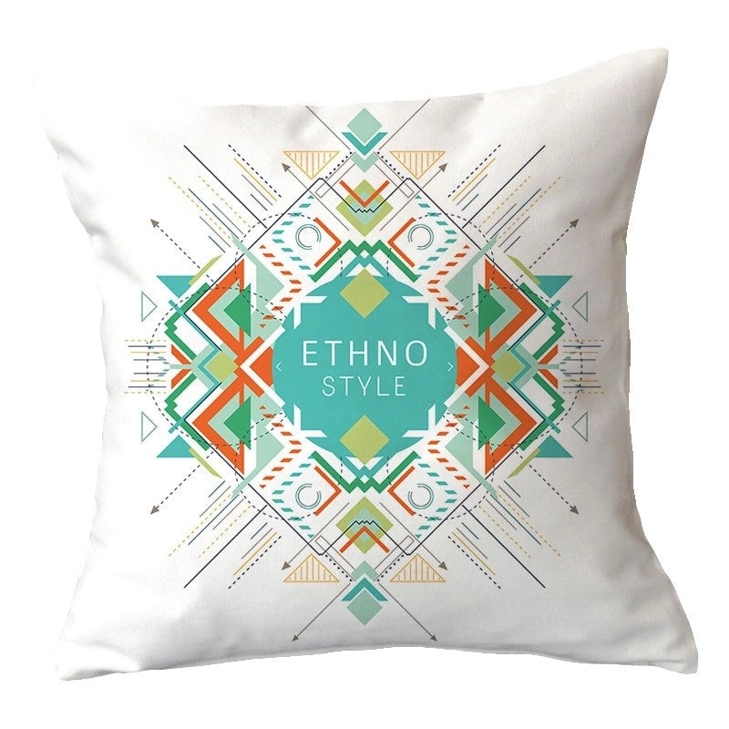 Casual Vacation Color Block Plush Pillow Cases