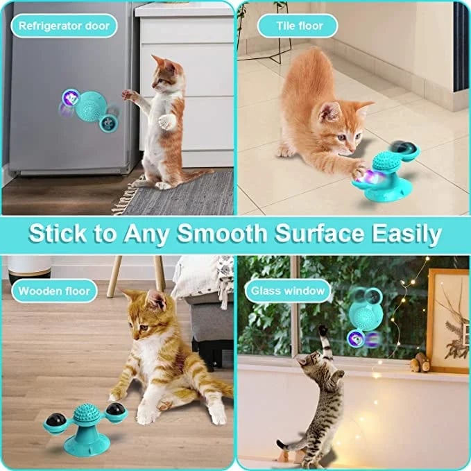 🔥 Interactive Windmill Cat Toys with Catnip🔥