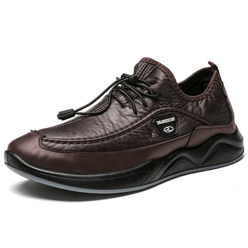 Men's Leather Outdoor Fashion Trendy Casual Shoes