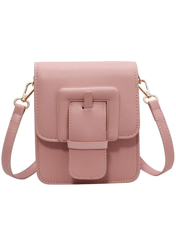 Women's Medium All Seasons Pu Leather Classic Style Shoulder Bag