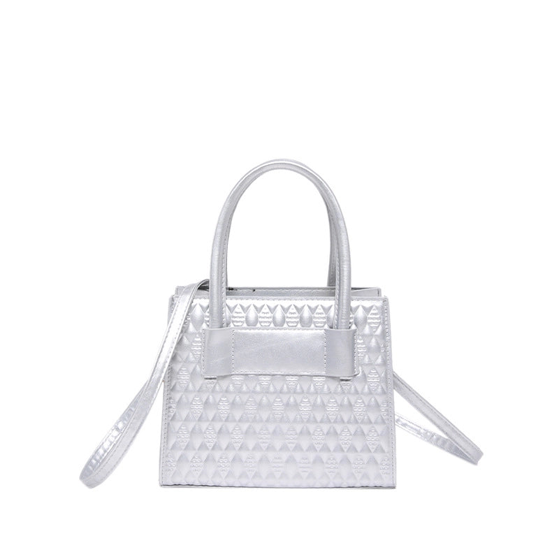Casual Bag For Women 2024 New Minority Simple Diamond Quilted Handbag Fashion Popular Shoulder Crossbody Small Square Bag