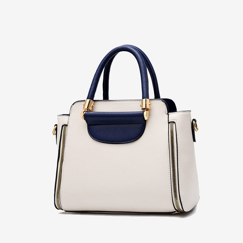 Contrast Color  Large Capacity Fashion Tote Bag