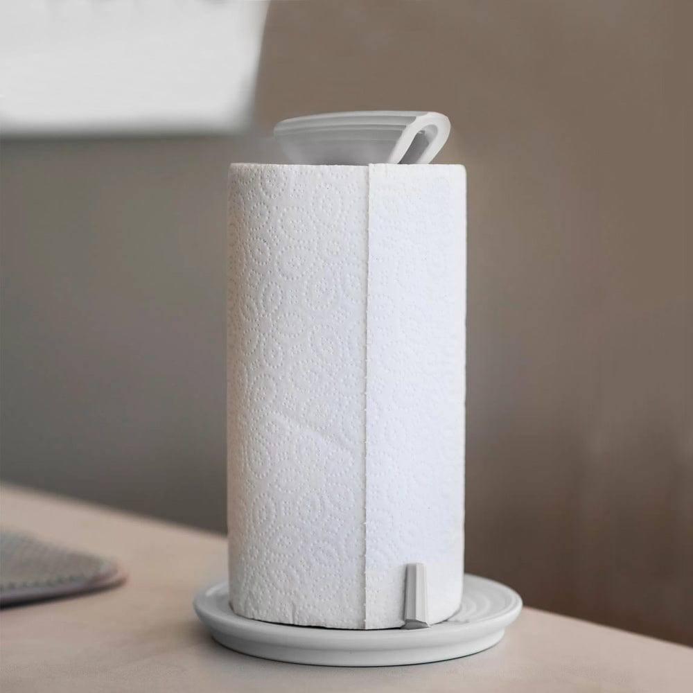 Stop & Tear Kitchen Roll Holder - Matt Grey