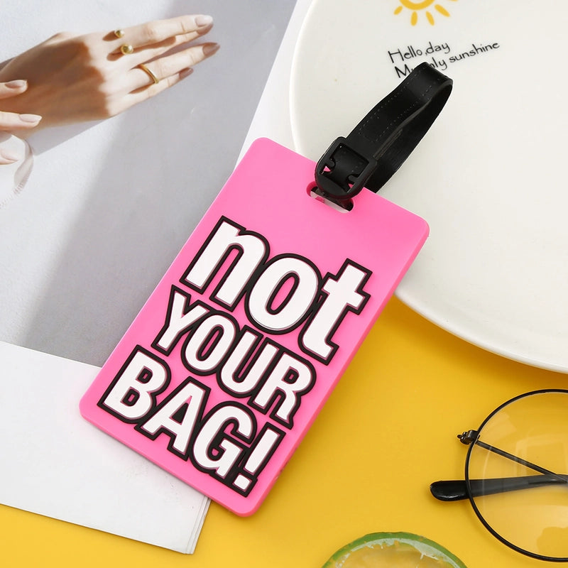 PVC Letter Luggage Tag