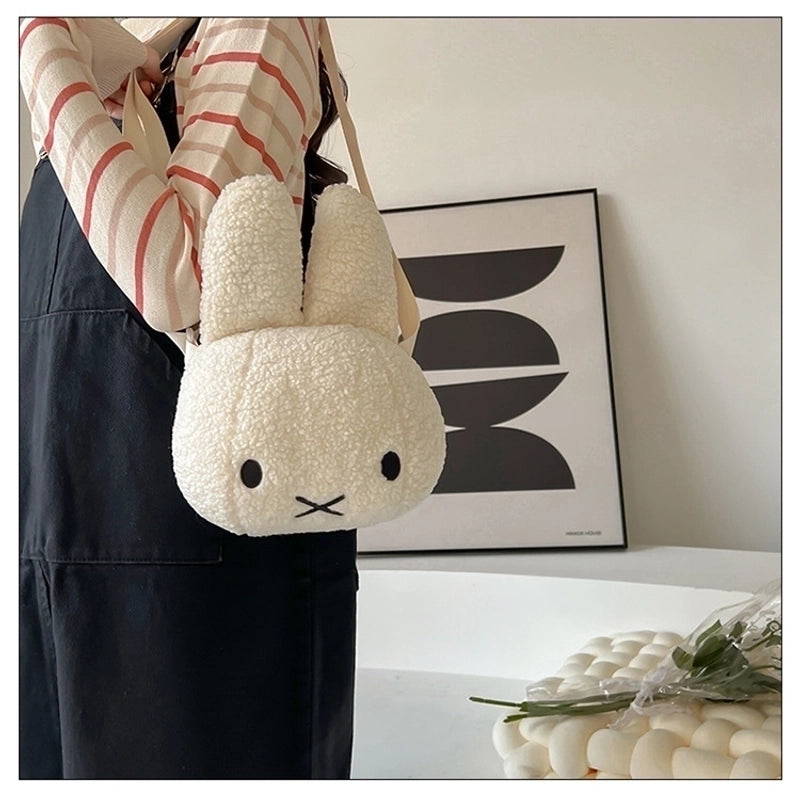 Unisex All Seasons Plush Cute Shoulder Bag