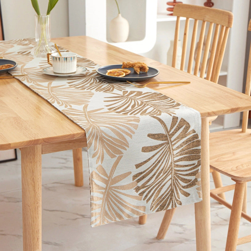 Casual Elegant Minimalist Leaf Polyester Tablecloths