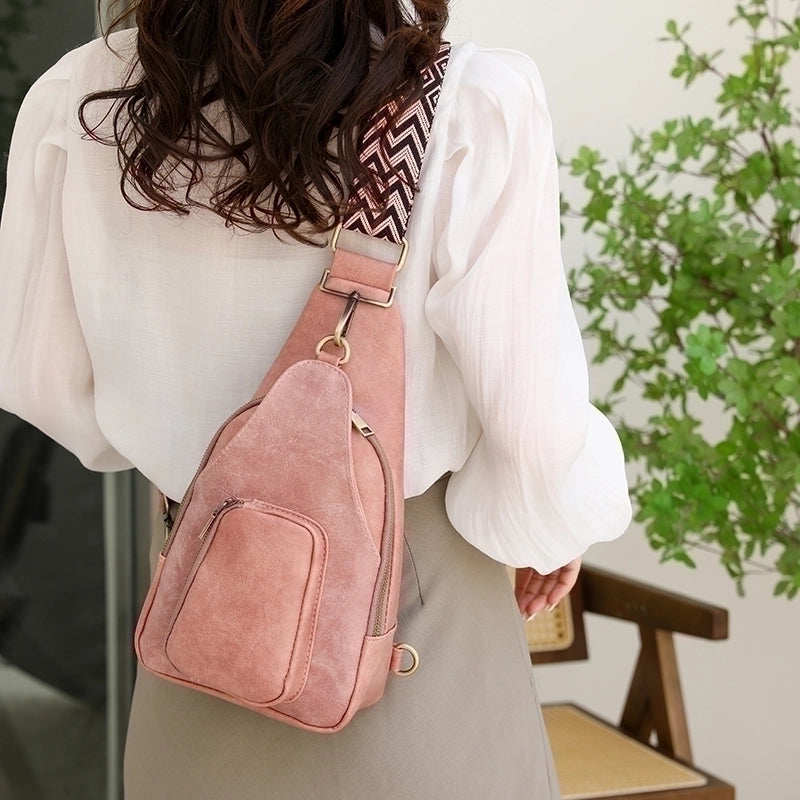 Women's All Seasons Pu Leather Solid Color Vacation Streetwear Sewing Thread Square Zipper Fanny Pack