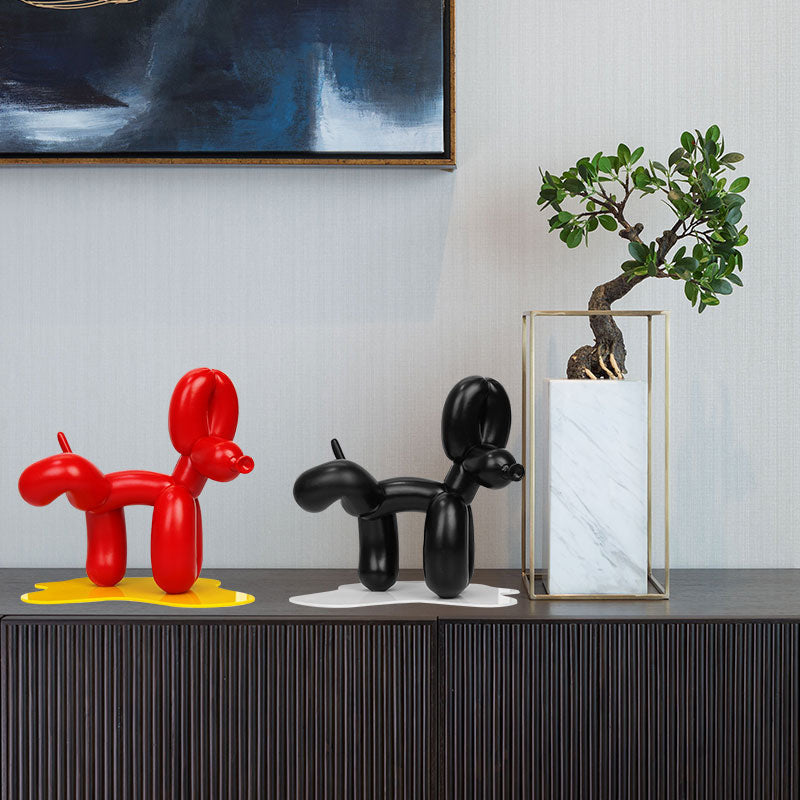 Balloon Dog Doing Number One Sculpture