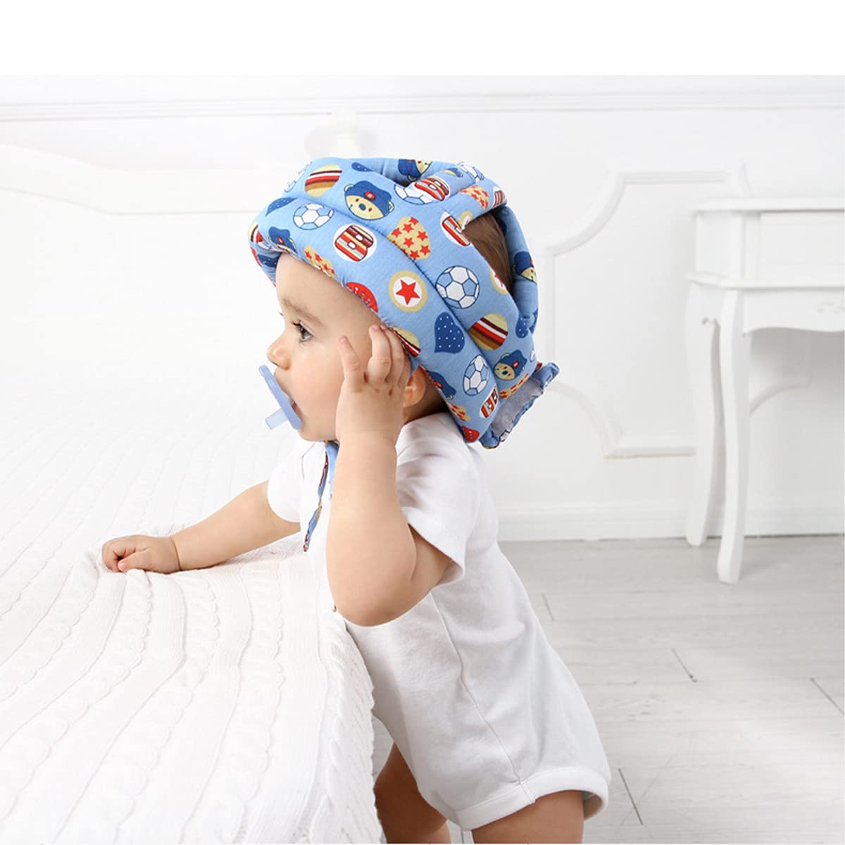 Baby Head Protector Infant Protective Harnesses Cap Adjustable Baby Helmet For Crawling Walking