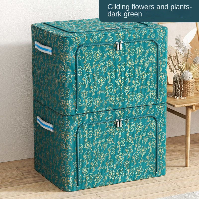 (Summer Hot Sale-30% OFF) -Hahomee™ Oxford Cloth Steel Frame Storage Box