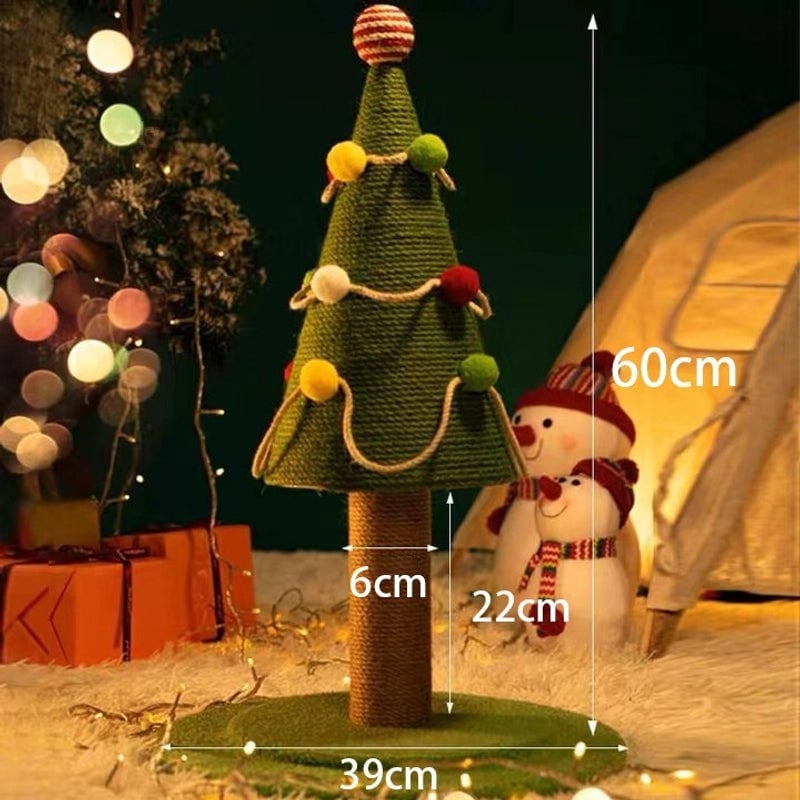 Cartoon Style Cute Cloth Wood Christmas Christmas Tree Pet Pad Pet Toys Pet Bed
