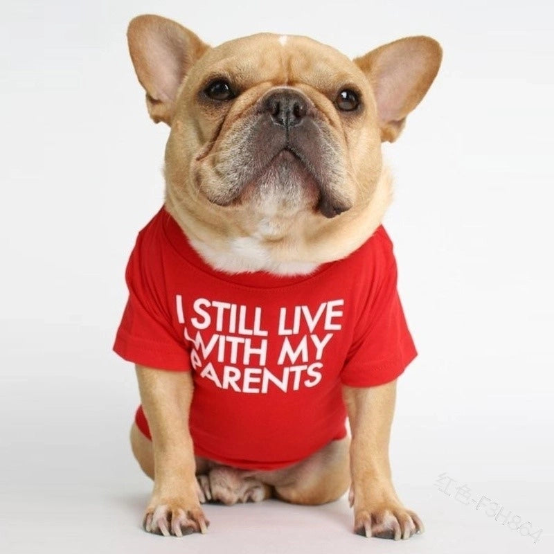 Fashion Cloth Letter Pet Clothing 1 Piece