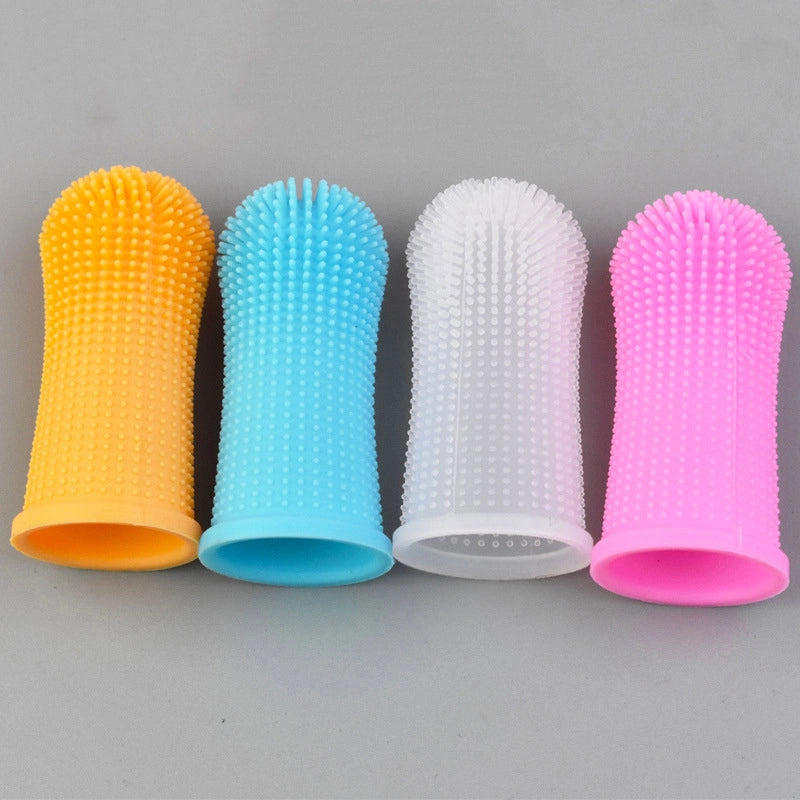 Pet Finger Gloves Cat Toothbrush Finger Gloves Dog Brushing Cat Deodorant Small Dog Tooth Cleaning Supplies In Stock
