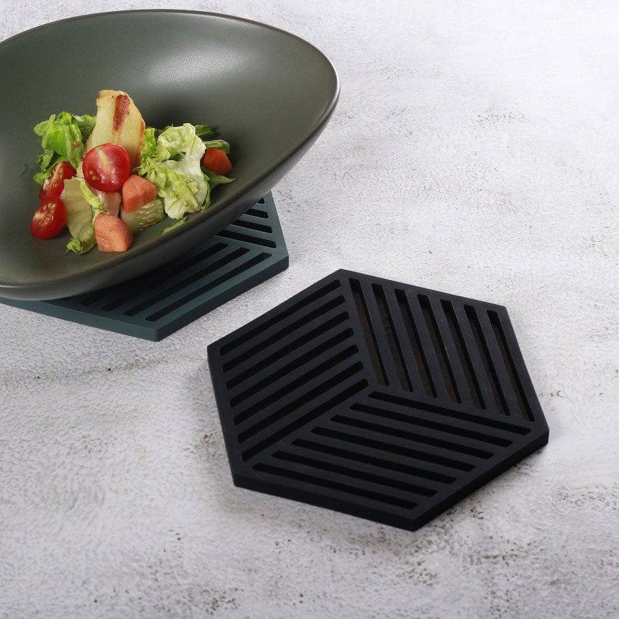 Hexagon Trivet - Black