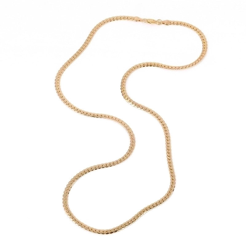 Minimalist Twist Iron Gold Plated Necklace 1 Piece